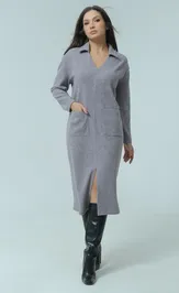 Dress Ma Cherie 4033 sero-fioletovyj