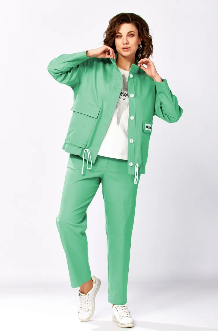 Suit Milora #1444 yarko-zelenyj