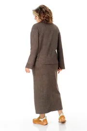 Garnitur Anastasia #1384 shokolad