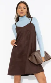 Dress CHARUTTI Stilnyj interes (korichnevyj)