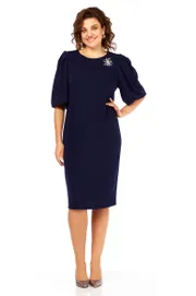Dress Milora #1421 sinij
