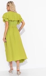 Платье CHARUTTI Счастье влюбленности (салатовое, нью)