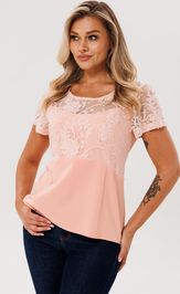 Блуза Anelli Laurel 1653 персиковая дымка