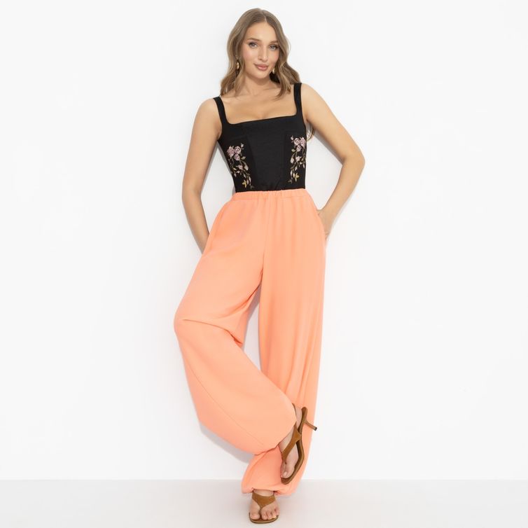 Trousers CHARUTTI #Stoj, smotri (teplyj korall)