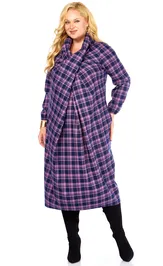 Dress Sale 5058.2 sirenevaya kletka