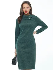 Sukienka DS Trend #P-4885 (Utonchennaya elegantnost, grin)