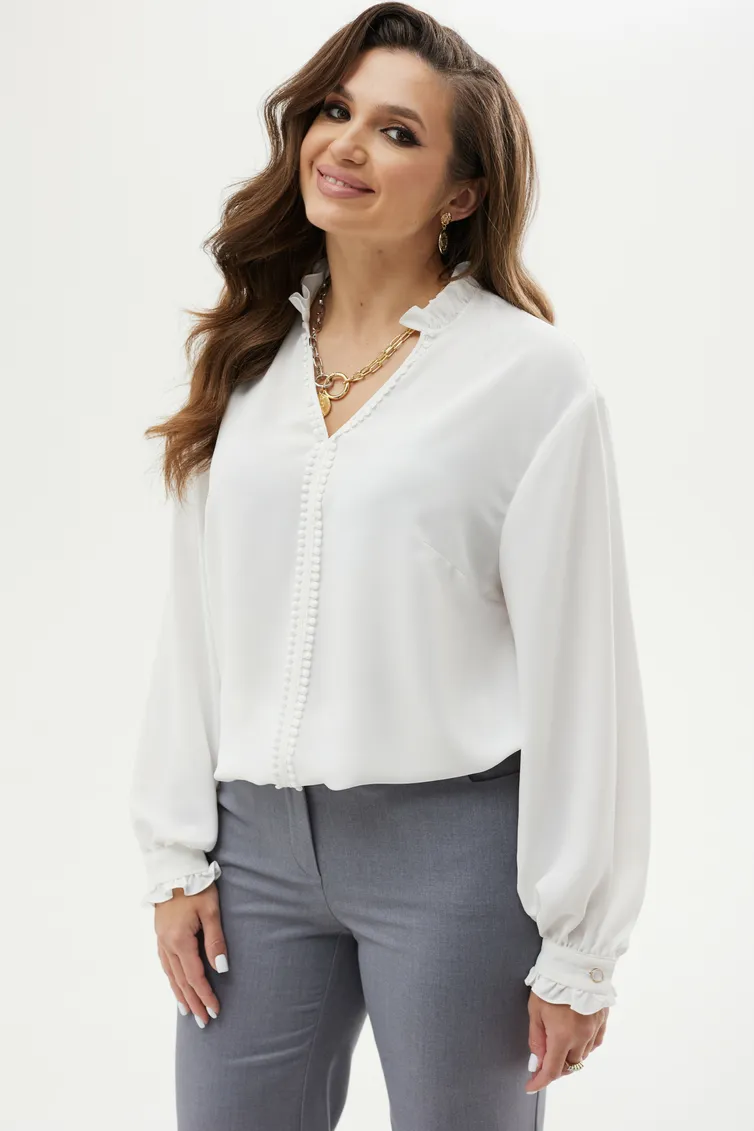 Bluzka MALI #623-045 belyj