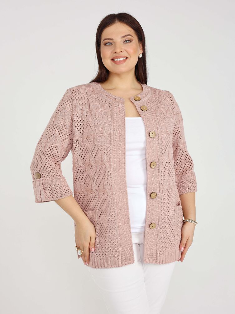 Кардиган BONADI арт. 2187 пудра
