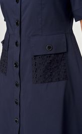 Dress EVA GRANT 7200 sinij