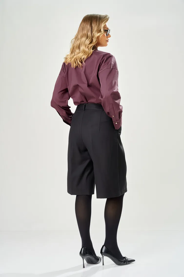 Trousers, overalls, shorts Ava fashion #M-236 chernyj