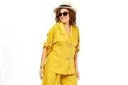 Suit Olga Style #S1013 gorchica