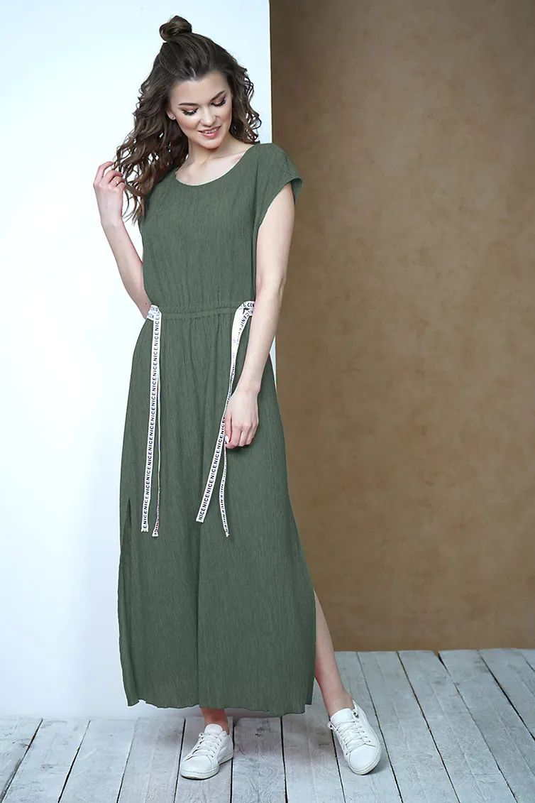 Dress Fantazia Mod #3463 xaki