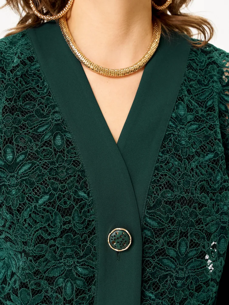Suit Vilena-fashion #1162 izumrud
