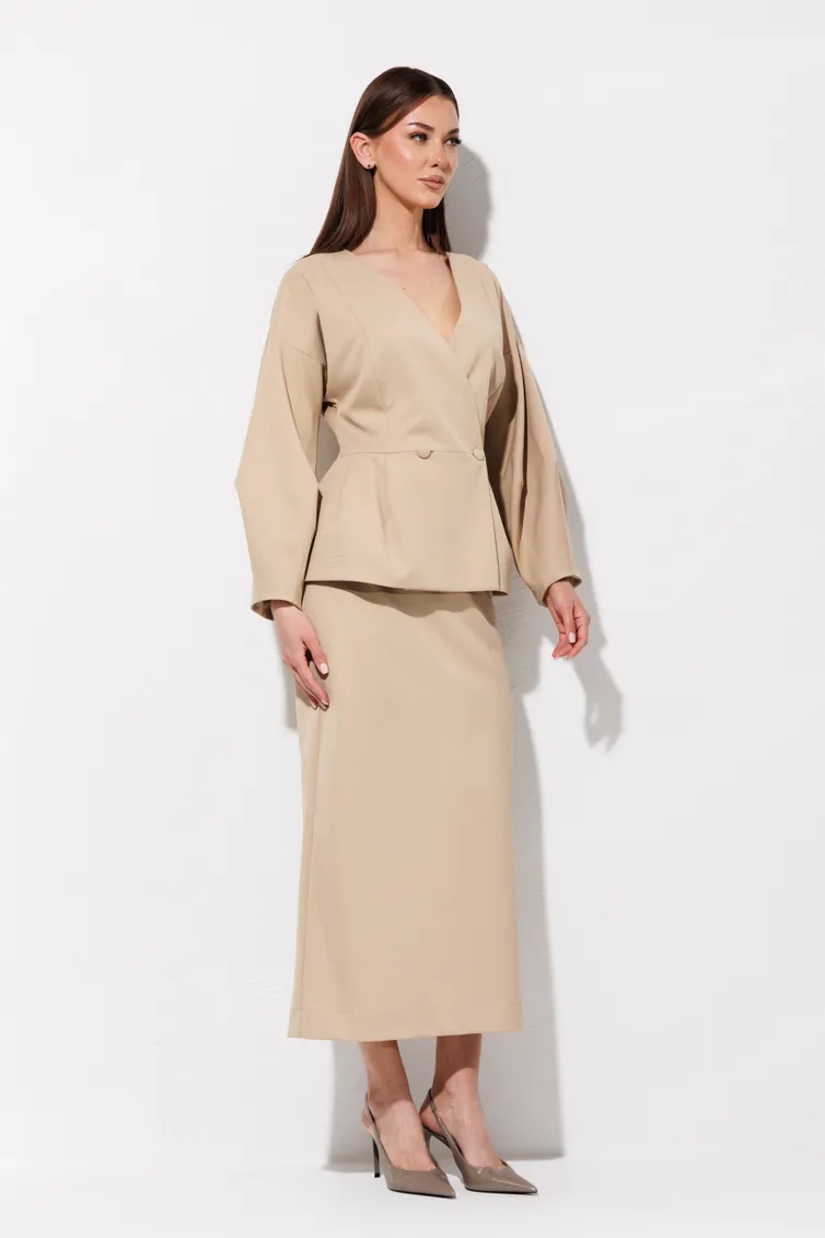 Юбка V&N fashion арт. 1112_бежевый