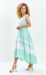 Dress Euromoda 712 myatnyj-belyj