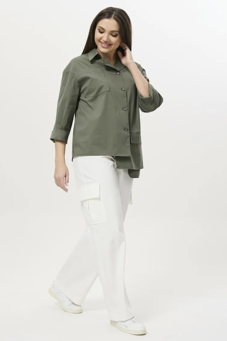 Shirt Ma Cherie #1067 xaki