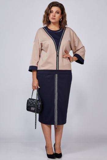 2922 пудра+син