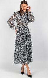 Dress VIZAVI 833 cherno-belyj