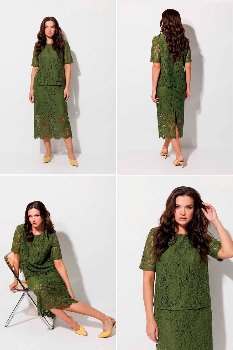 Костюм MiSlana арт. 1307 зеленый
