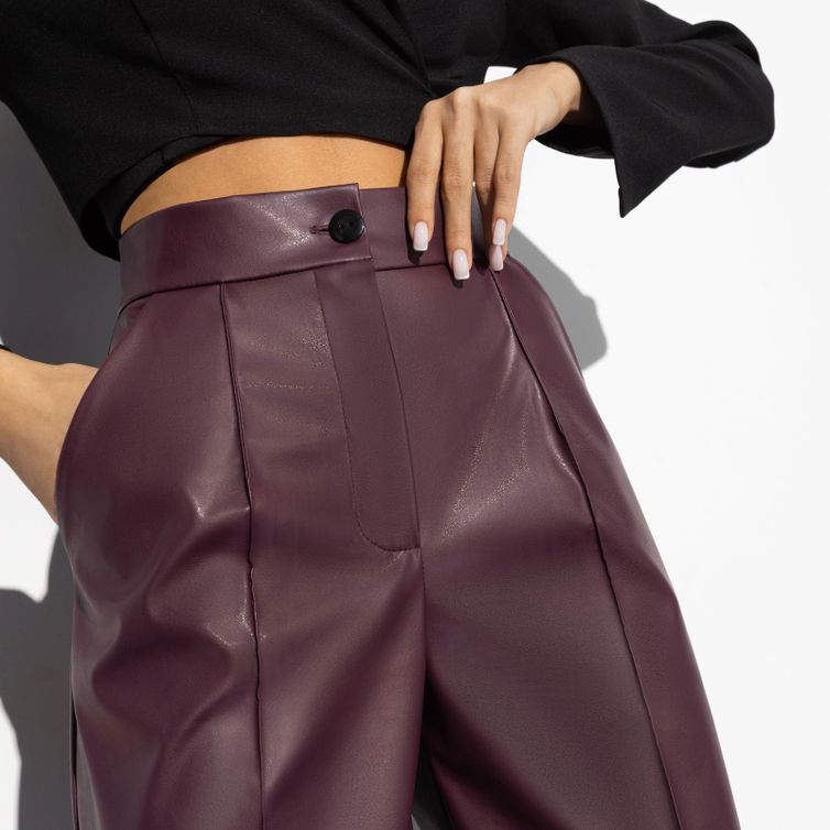 Trousers CHARUTTI #Modnyj zaxvat (hot bordo)