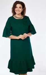 Dress Соломея Люкс 962 bant izumrud