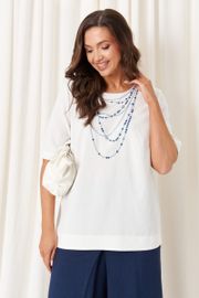 Костюм PND арт. 86420 бело-синий