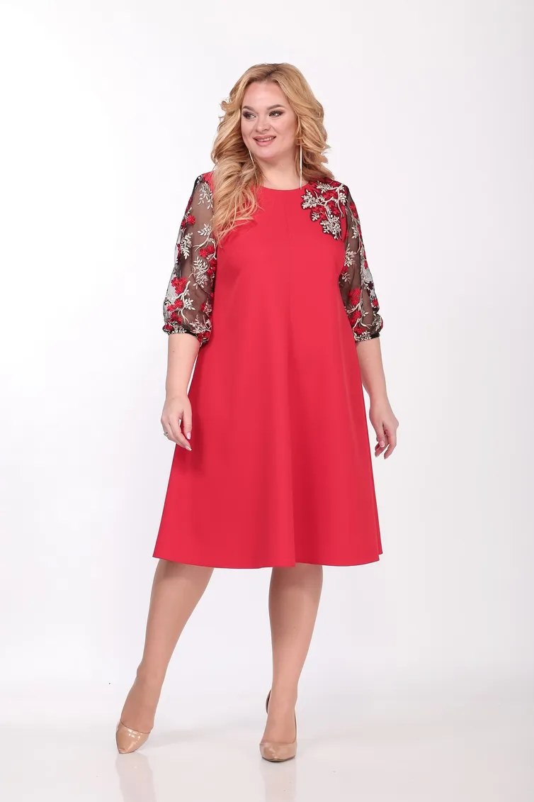 Sukienka Vilena-fashion #769 krasnyj