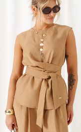 Костюм Beautiful & Free 6466 бежевый