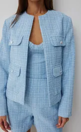 Жакет V&N fashion 1035 голубой