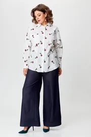 Рубашка Michel Chic арт. 784 тюльпаны