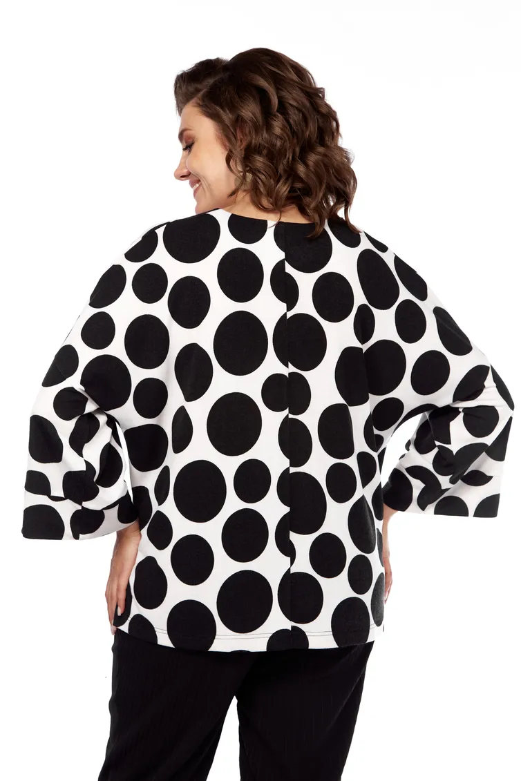 Blouson Abbi #4049 cherno-belyj