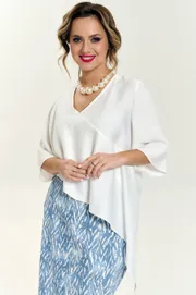 Bluzka SOVA #11217 molochnyj
