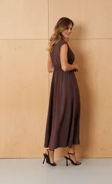 Dress PND 89880 korichnevyj