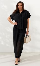 Bluzka Alta Moda 1090-1 chernyj