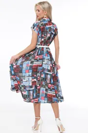 Dress DS Trend #P-4632 (Vdoxnovlyayushhaya istoriya, print)