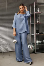 Костюм Anastasia арт. 1228.1 голубой жемчуг