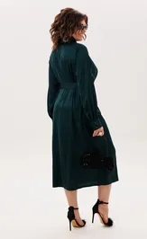 Sukienka Anelli Laurel 1832 glubokovodnyj zelenyj