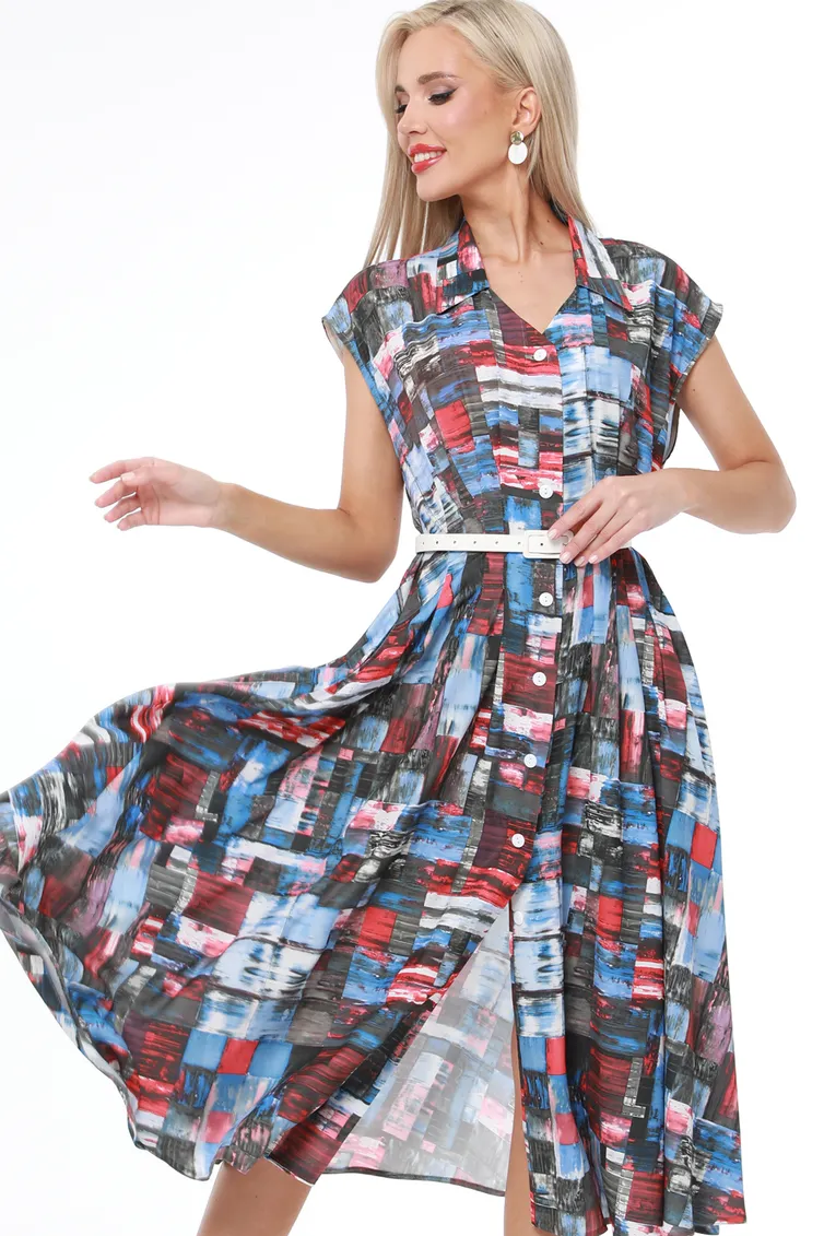 Dress DS Trend #P-4632 (Vdoxnovlyayushhaya istoriya, print)