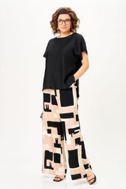 Комплект Michel Chic арт. 1384 песочно-черная графика