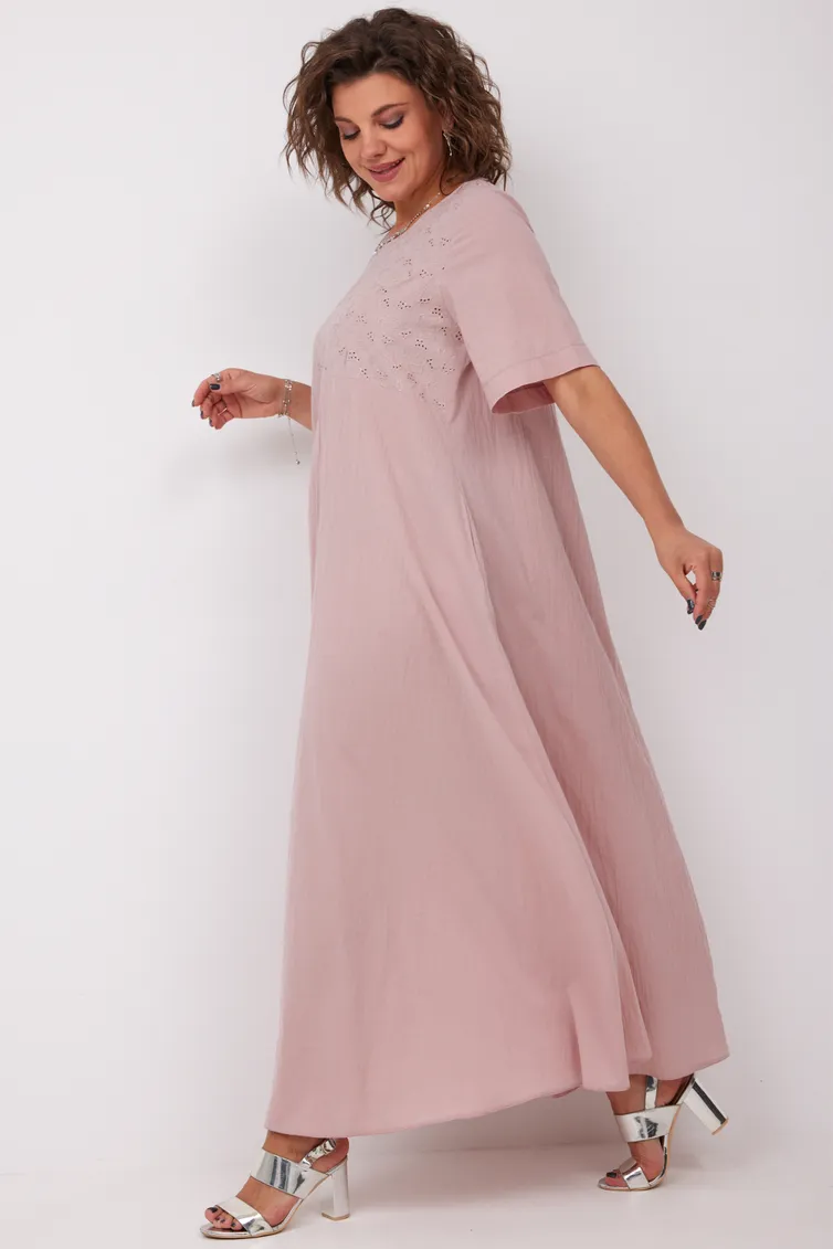 Sukienka BegiModa #1049 pylnaya roza