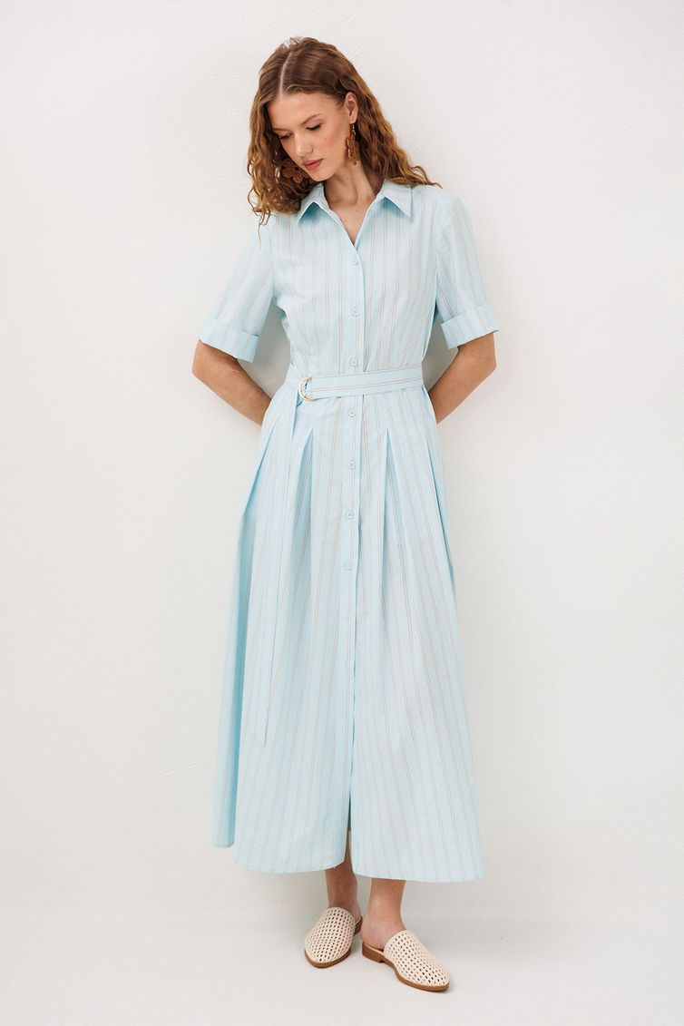 Платье Buter New арт. 3341 небесная полоска