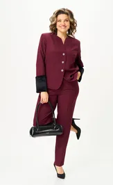 Garnitur Vilena-fashion 1210 burgundi