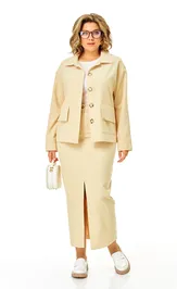Garnitur Anastasia 1384 slivochnyj