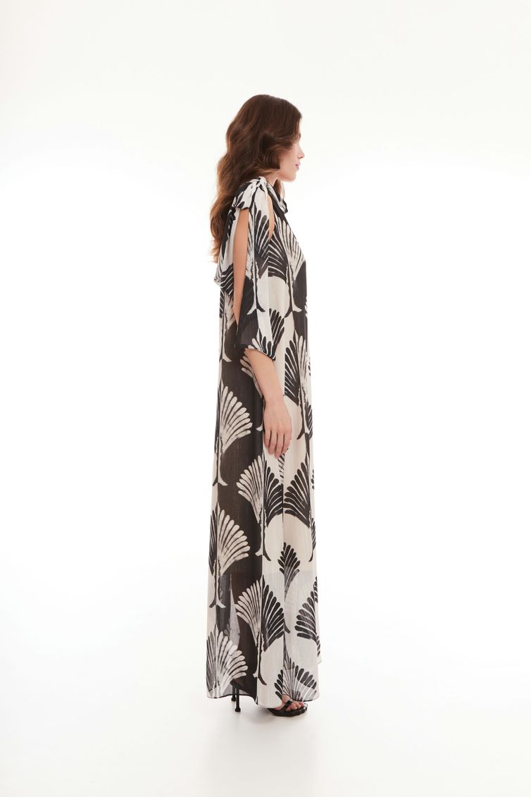 Dress Elema #5K-1434 chyornyj/bezhevyj 164