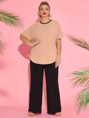 Bluzka DORA plus #0250-1 pesochnyj