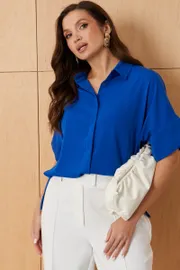 Blouse Panda #120443 vasilkovyj