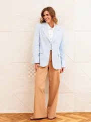 Suit GIZART #5377 goluboj, mokko muss