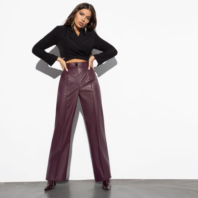 Trousers CHARUTTI #Modnyj zaxvat (hot bordo)