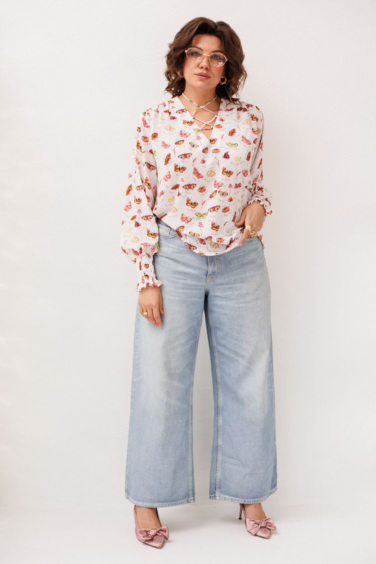 Блуза Anelli Laurel арт. 1848 батерфляй