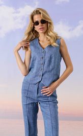 Жилет Barbara Geratti С4739BG джинс